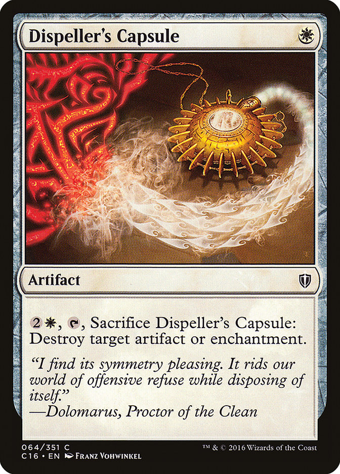 Dispeller's Capsule [Commander 2016] | Rock City Comics