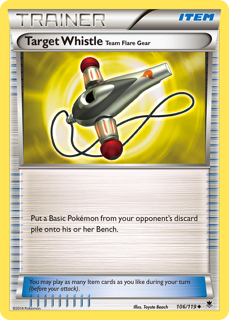 Target Whistle Team Flare Gear (106/119) [XY: Phantom Forces] | Rock City Comics