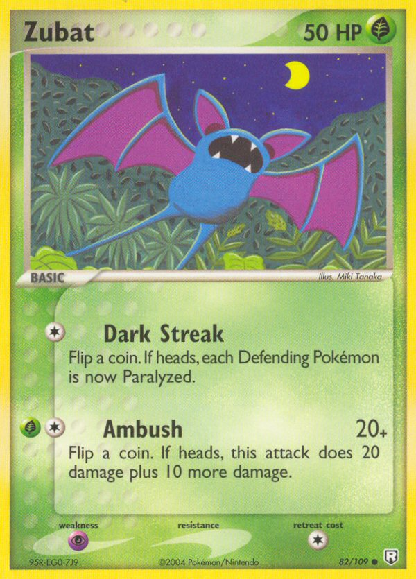 Zubat (82/109) [EX: Team Rocket Returns] | Rock City Comics