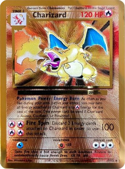 Charizard (4/102) (Celebrations Metal Card) [Celebrations: 25th Anniversary] | Rock City Comics