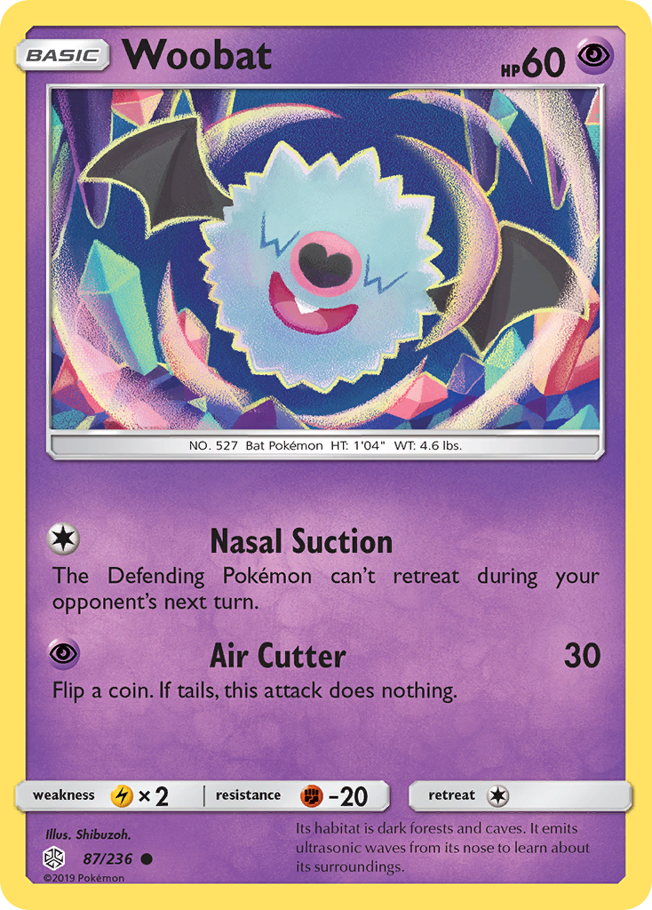 Woobat (87/236) [Sun & Moon: Cosmic Eclipse] | Rock City Comics