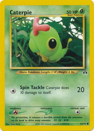 Caterpie (53/75) [Neo Discovery Unlimited] | Rock City Comics