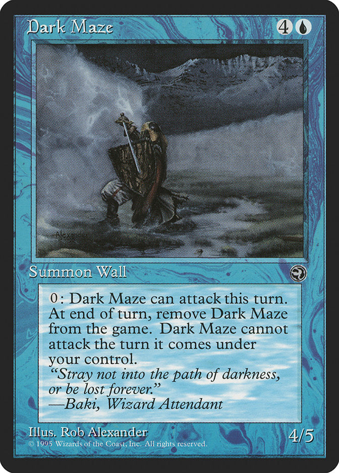 Dark Maze (Baki Flavor Text) [Homelands] | Rock City Comics