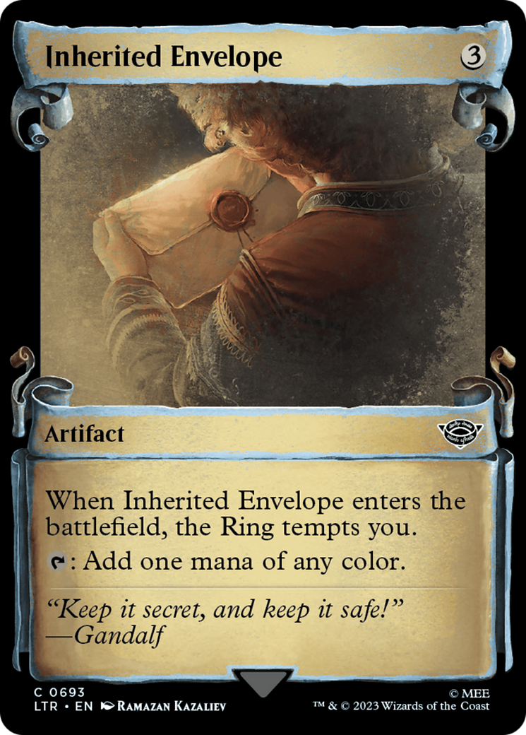 Inherited Envelope [The Lord of the Rings: Tales of Middle-Earth Showcase Scrolls] | Rock City Comics