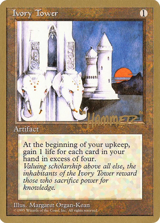 Ivory Tower (Shawn "Hammer" Regnier) [Pro Tour Collector Set] | Rock City Comics