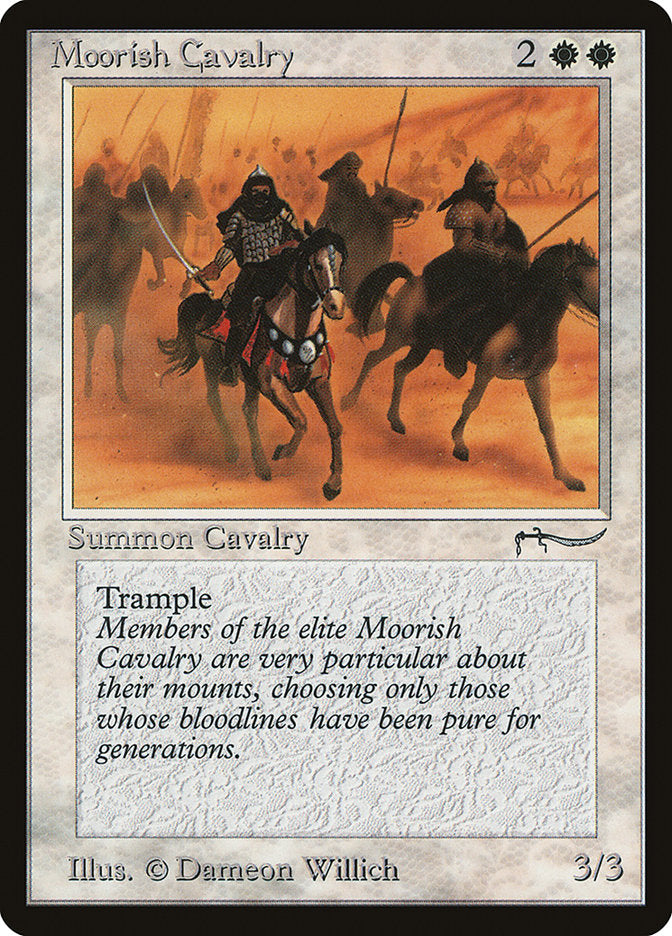 Moorish Cavalry (Light Mana Cost) [Arabian Nights] | Rock City Comics