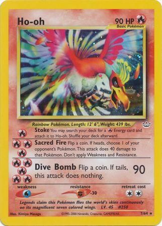 Ho-oh (7/64) [Neo Revelation Unlimited] | Rock City Comics