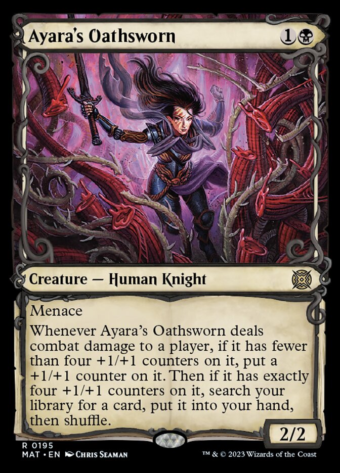 Ayara's Oathsworn (Showcase Halo Foil) [March of the Machine: The Aftermath] | Rock City Comics