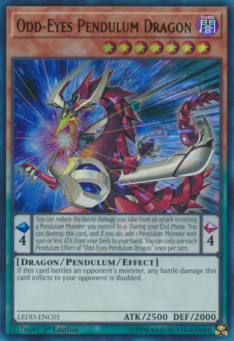 Odd-Eyes Pendulum Dragon [LEDD-ENC01] Ultra Rare | Rock City Comics