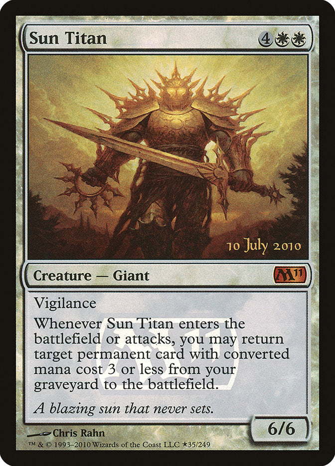 Sun Titan [Magic 2011 Prerelease Promos] | Rock City Comics