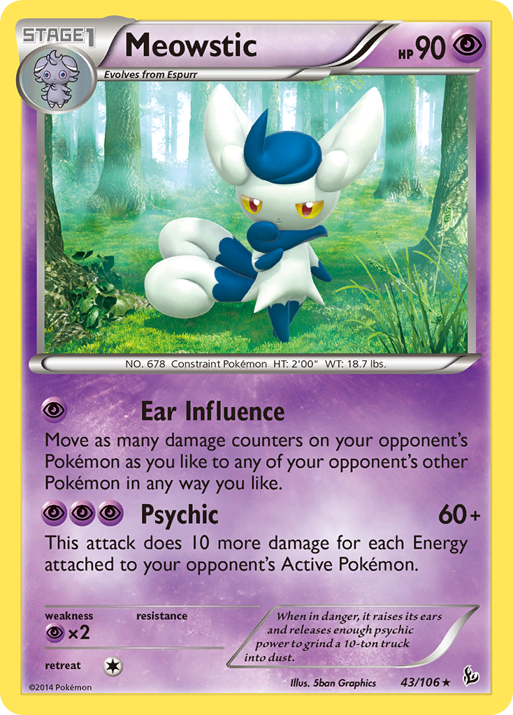 Meowstic (43/106) [XY: Flashfire] | Rock City Comics