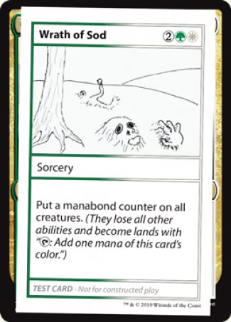 Wrath of Sod (2021 Edition) [Mystery Booster Playtest Cards] | Rock City Comics