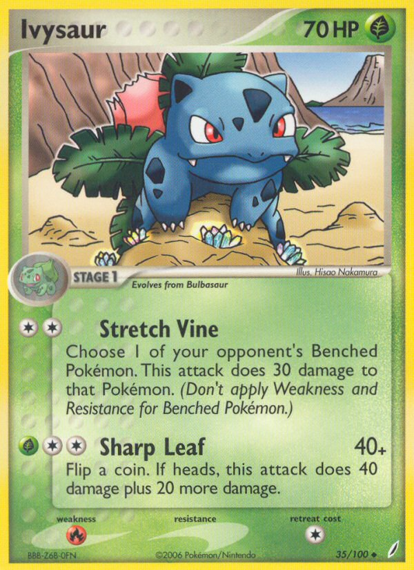 Ivysaur (35/100) [EX: Crystal Guardians] | Rock City Comics