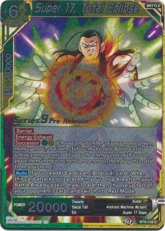 Super 17, Total Eclipse (BT9-118) [Universal Onslaught Prerelease Promos] | Rock City Comics