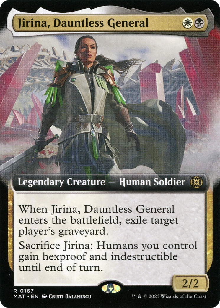 Jirina, Dauntless General (Extended Art) [March of the Machine: The Aftermath] | Rock City Comics