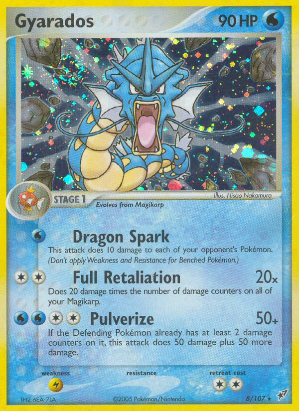 Gyarados (8/107) [EX: Deoxys] | Rock City Comics