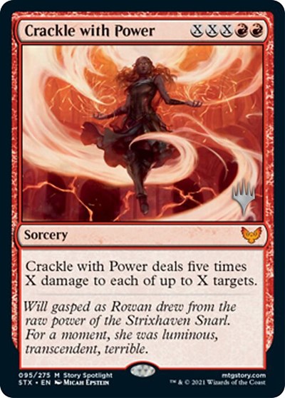 Crackle with Power (Promo Pack) [Strixhaven: School of Mages Promos] | Rock City Comics