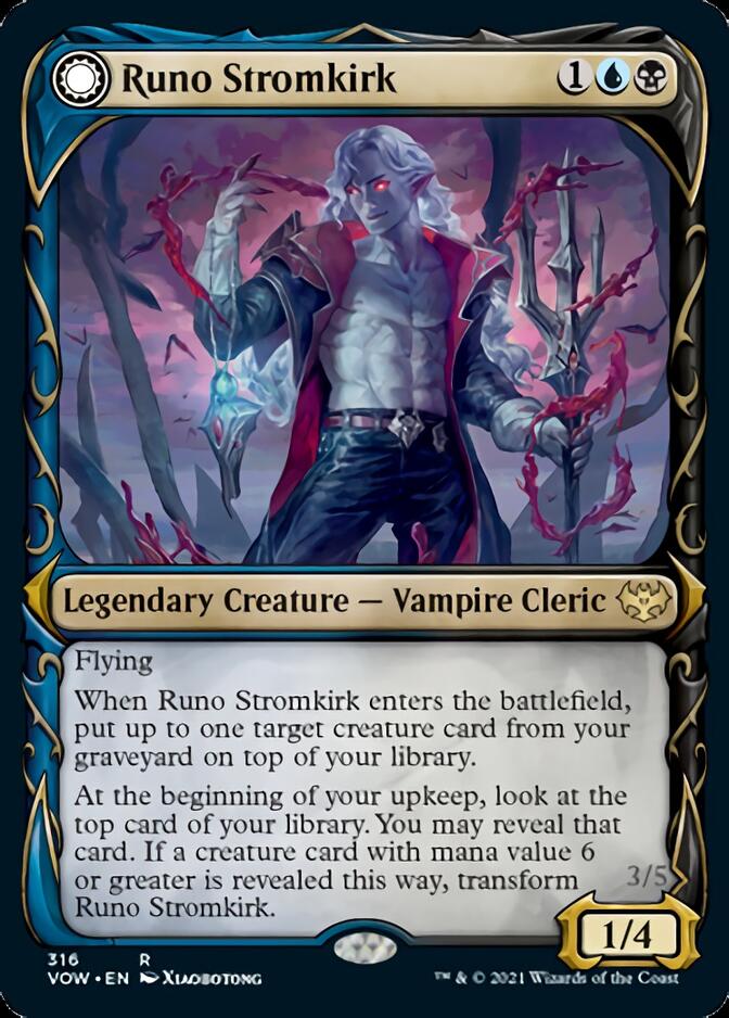 Runo Stromkirk // Krothuss, Lord of the Deep (Showcase Fang Frame) [Innistrad: Crimson Vow] | Rock City Comics