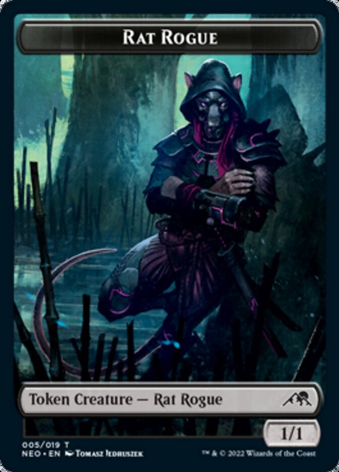 Rat Rogue Token [Kamigawa: Neon Dynasty Tokens] | Rock City Comics