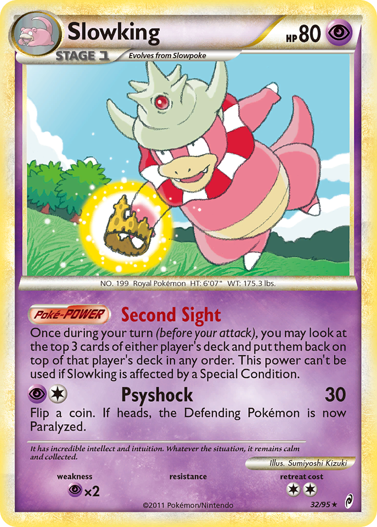 Slowking (32/95) [HeartGold & SoulSilver: Call of Legends] | Rock City Comics