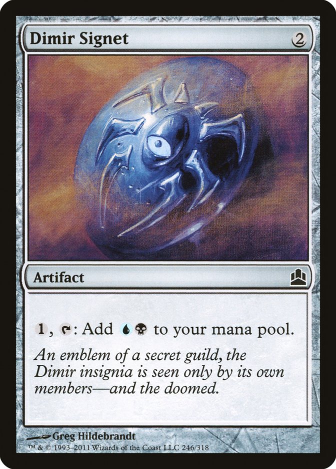 Dimir Signet [Commander 2011] | Rock City Comics