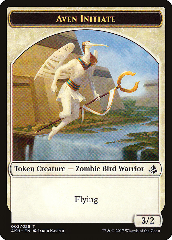 Aven Initiate [Amonkhet Tokens] | Rock City Comics