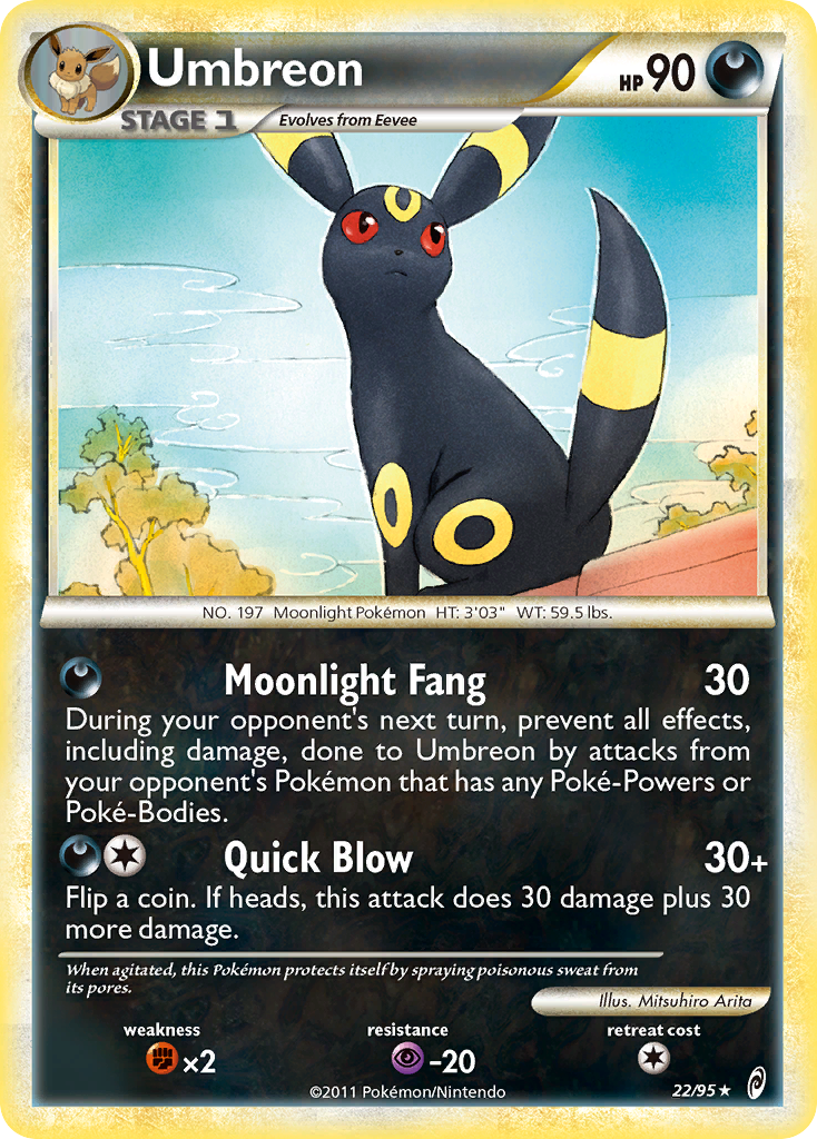 Umbreon (22/95) [HeartGold & SoulSilver: Call of Legends] | Rock City Comics