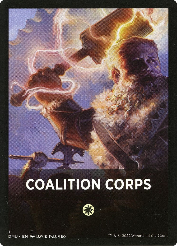 Coalition Corps Theme Card [Dominaria United Tokens] | Rock City Comics