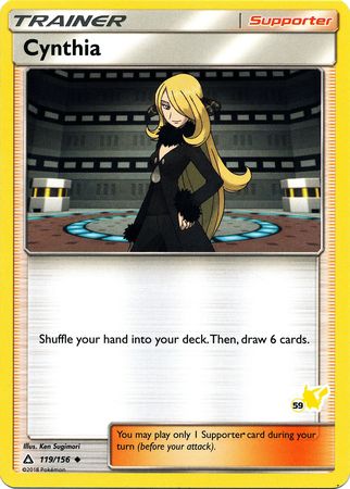 Cynthia (119/156) (Pikachu Stamp #59) [Battle Academy 2020] | Rock City Comics