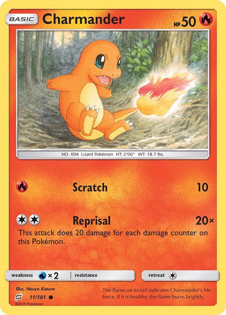 Charmander (11/181) [Sun & Moon: Team Up] | Rock City Comics