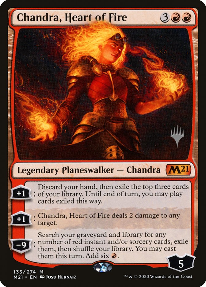 Chandra, Heart of Fire (Promo Pack) [Core Set 2021 Promos] | Rock City Comics