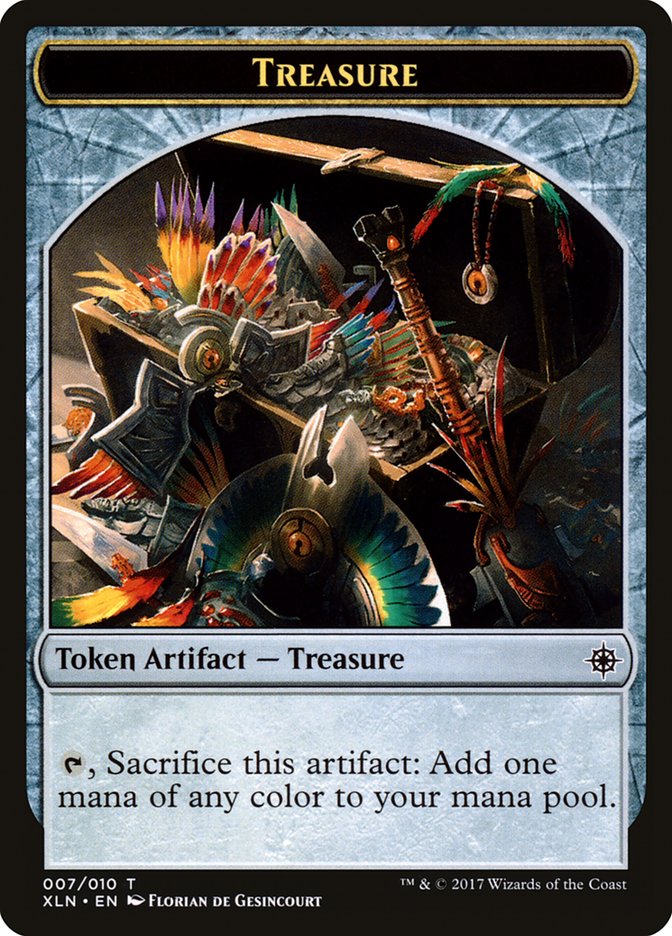 Treasure (007/010) [Ixalan Tokens] | Rock City Comics