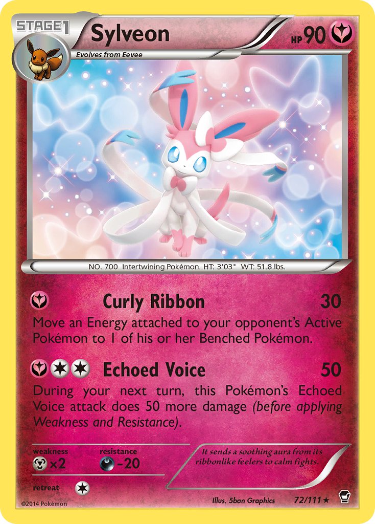 Sylveon (72/111) (Theme Deck Exclusive) [XY: Furious Fists] | Rock City Comics