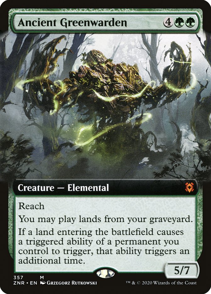 Ancient Greenwarden (Extended) [Zendikar Rising] | Rock City Comics