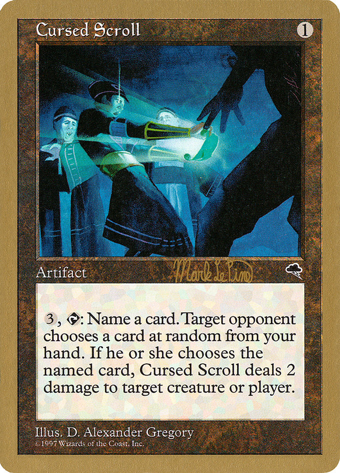 Cursed Scroll (Mark Le Pine) [World Championship Decks 1999] | Rock City Comics