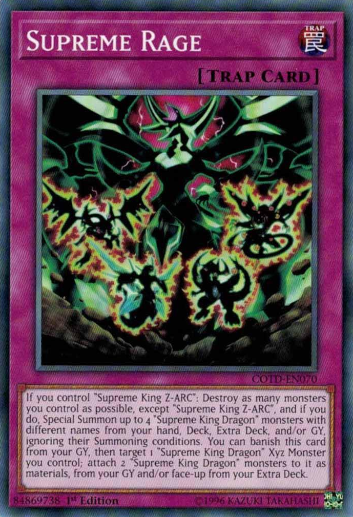 Supreme Rage [COTD-EN070] Common | Rock City Comics