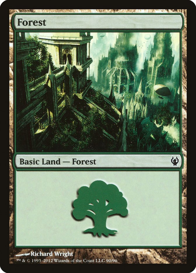 Forest (90) [Duel Decks: Izzet vs. Golgari] | Rock City Comics