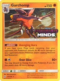 Garchomp (114/236) (Cosmos Holo) [Sun & Moon: Unified Minds] | Rock City Comics