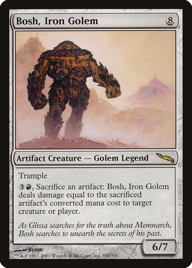 Bosh, Iron Golem [Mirrodin] | Rock City Comics