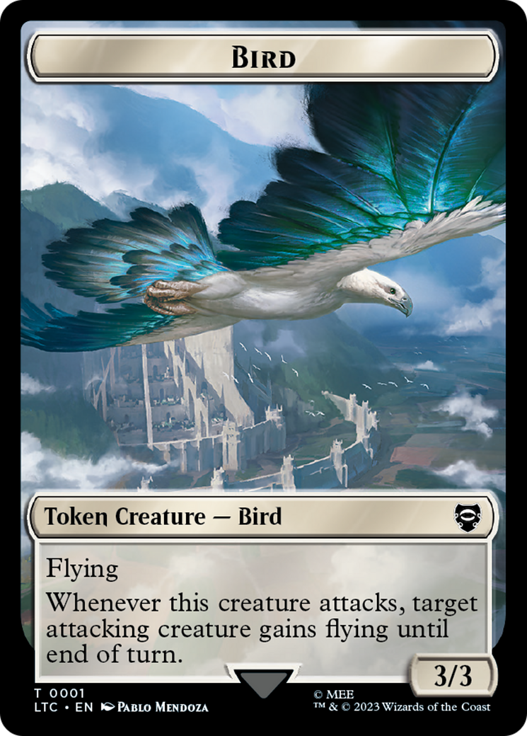 Bird // Food Token [The Lord of the Rings: Tales of Middle-Earth Commander Tokens] | Rock City Comics