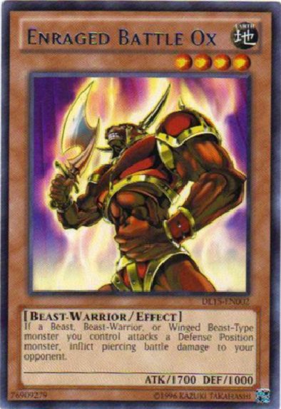 Enraged Battle Ox (Blue) [DL15-EN002] Rare | Rock City Comics