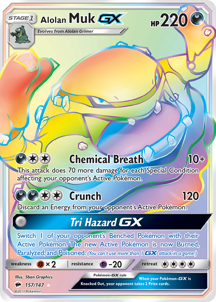 Alolan Muk GX (157/147) [Sun & Moon: Burning Shadows] | Rock City Comics