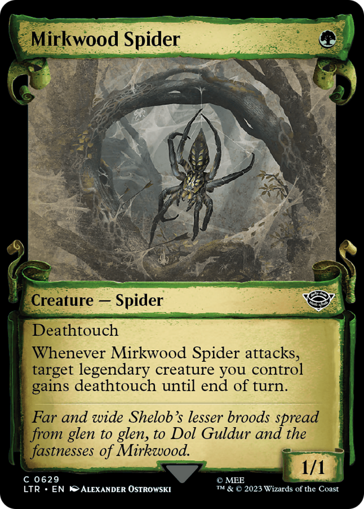 Mirkwood Spider [The Lord of the Rings: Tales of Middle-Earth Showcase Scrolls] | Rock City Comics