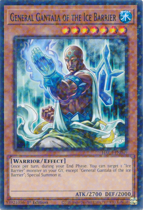 General Gantala of the Ice Barrier (Duel Terminal) [HAC1-EN049] Common | Rock City Comics