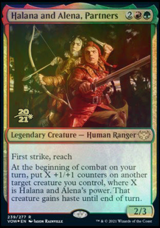 Halana and Alena, Partners [Innistrad: Crimson Vow Prerelease Promos] | Rock City Comics