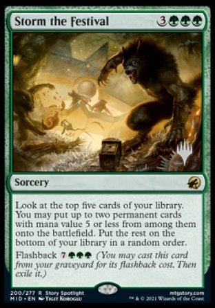 Storm the Festival (Promo Pack) [Innistrad: Midnight Hunt Promos] | Rock City Comics