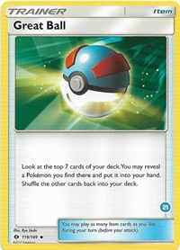 Great Ball (119/149) (Deck Exclusive #21) [Sun & Moon: Trainer Kit - Alolan Ninetales] | Rock City Comics