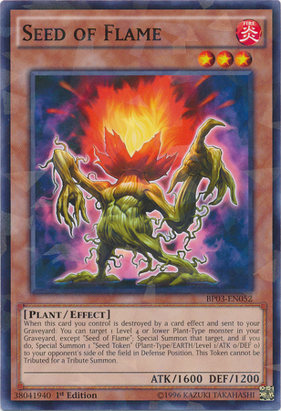 Seed of Flame [BP03-EN052] Shatterfoil Rare | Rock City Comics