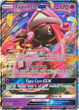 Tapu Lele GX (60a/145) (Alternate card) (Jumbo Card) [Sun & Moon: Guardians Rising] | Rock City Comics