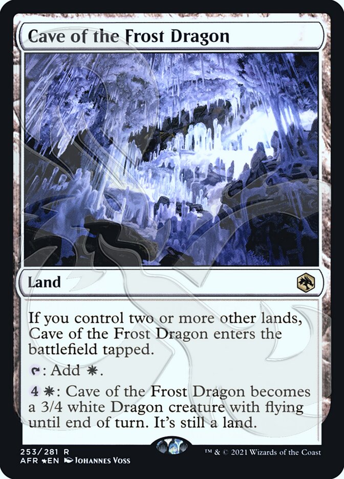 Cave of the Frost Dragon (Ampersand Promo) [Dungeons & Dragons: Adventures in the Forgotten Realms Promos] | Rock City Comics